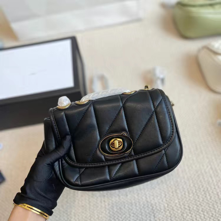 

Woman Handbag Designer Bag Luxury Bags Leather Female Handbags 2022 High Quality Fashion Trendy Crossbody Tabby Shoulder Bag with box