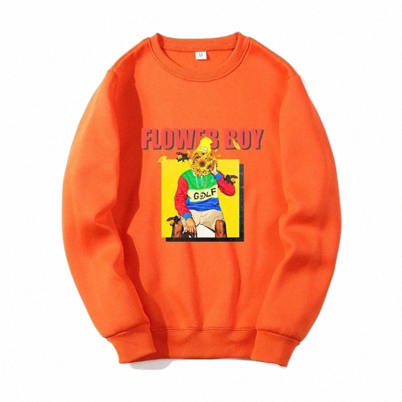 Sweats ¢ capuche masculine Sweatshirts Golf Wang Tyler Le cr←ateur Hip Hop O-Neck Sweatshirt Men Hoodie Fashion Fashion Casual Fullover Unisexe S