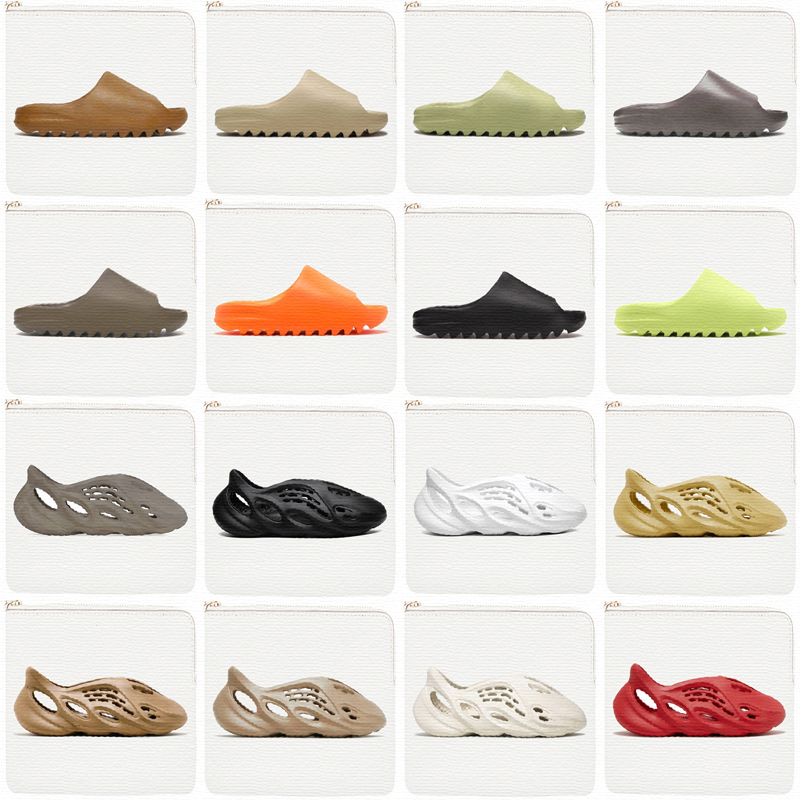 

RUNR Resin Slide BAGS Men Women Black White Red Slides 35 Yellow