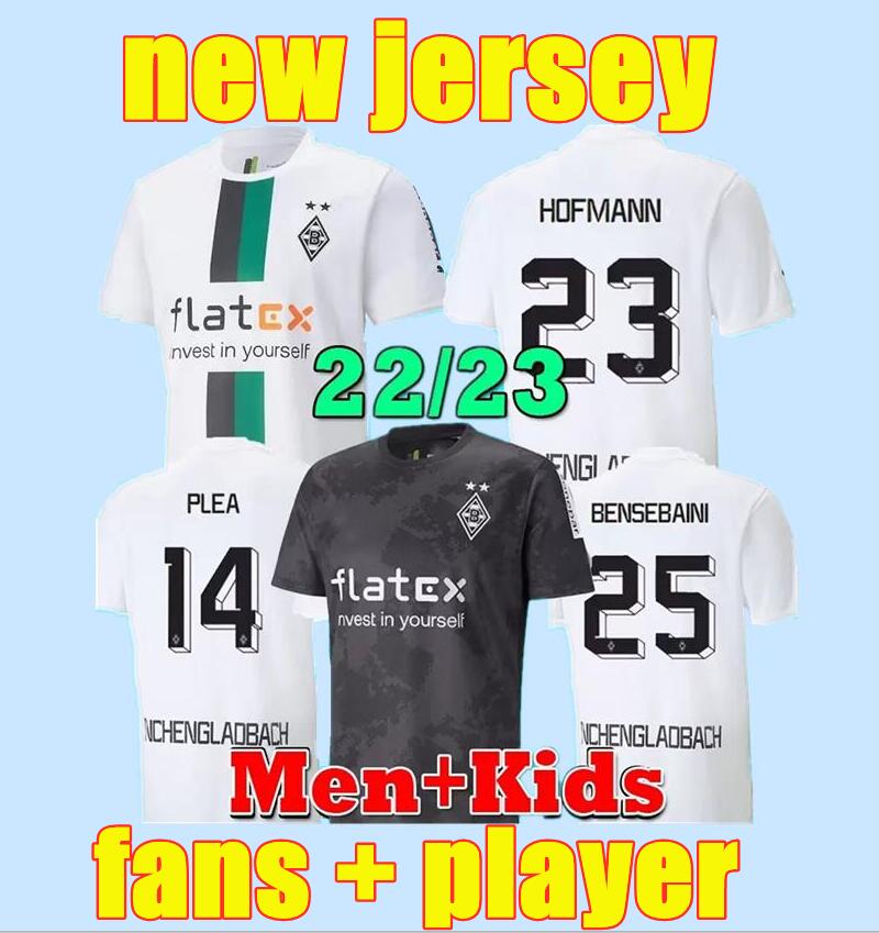 

men kids 22 23 MONCHENGLADBACH Soccer Jersey Gladbach 2022 2023 Monchengladbach THURAM LAINER PLEA Borussia Football shirts Fans Player version