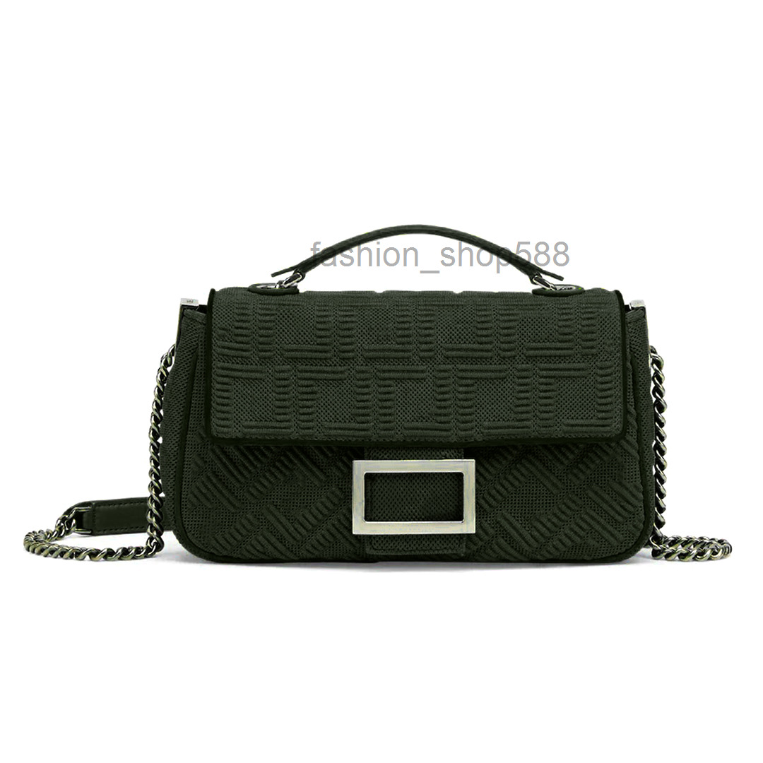 

Designer Classic Brand FD Luxury Bag Top Quality Genuine Leather Fashion Chains Handbag 24CM
