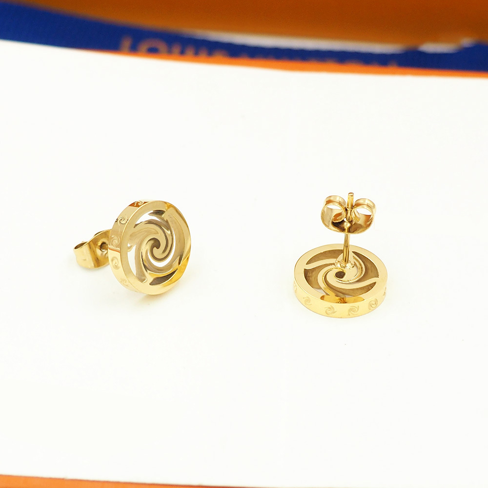 

Luxury Designer Earring Fashion Classic Studs earrings for Women Designers Simulated Diamond White Golds Rose Gold Cross Cross Stud
