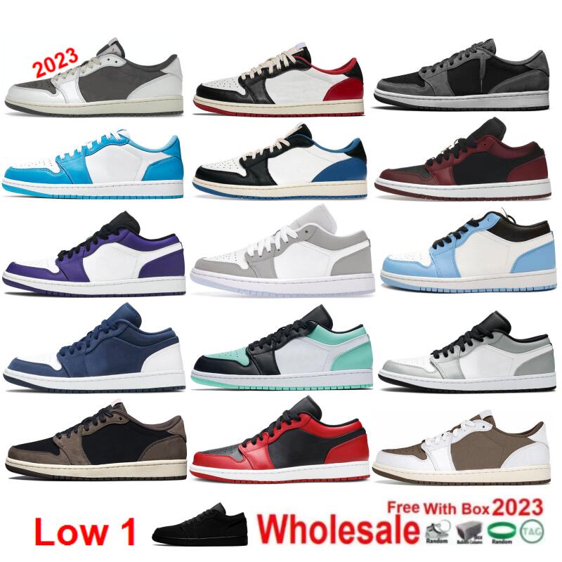 

1 Low Black Phantom 1s OG Split Basketball Shoes Craft Blue Stitch Dare With Box Shattered Backboard Wolf Grey Hyper Royal University Gold Toe Camo Panda Bred Men Women, Color-32
