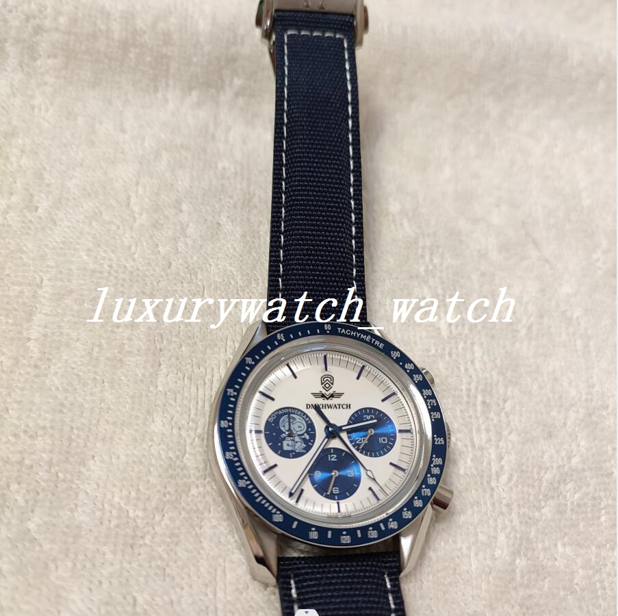 Montres homme Mouvement à quartz Édition limitée Chronographe Sport Batterie Power Limited Master Montre Montre-bracelet en acier inoxydable et b