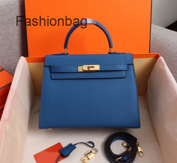 17 Bags Designer Bag Espom Shoulder Hermee Crossbody Colors Leather Handbags High Princess Kellies Quality 25cm Lady Tote Handbag Palm Print RBU2