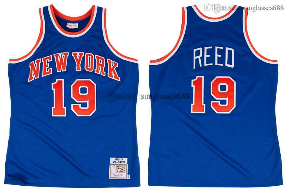 

Reed Stitched Willis Jersey Mitchell & Ness 1972-73 Mesh Hardwoods Classics retro basketball jerseys Men