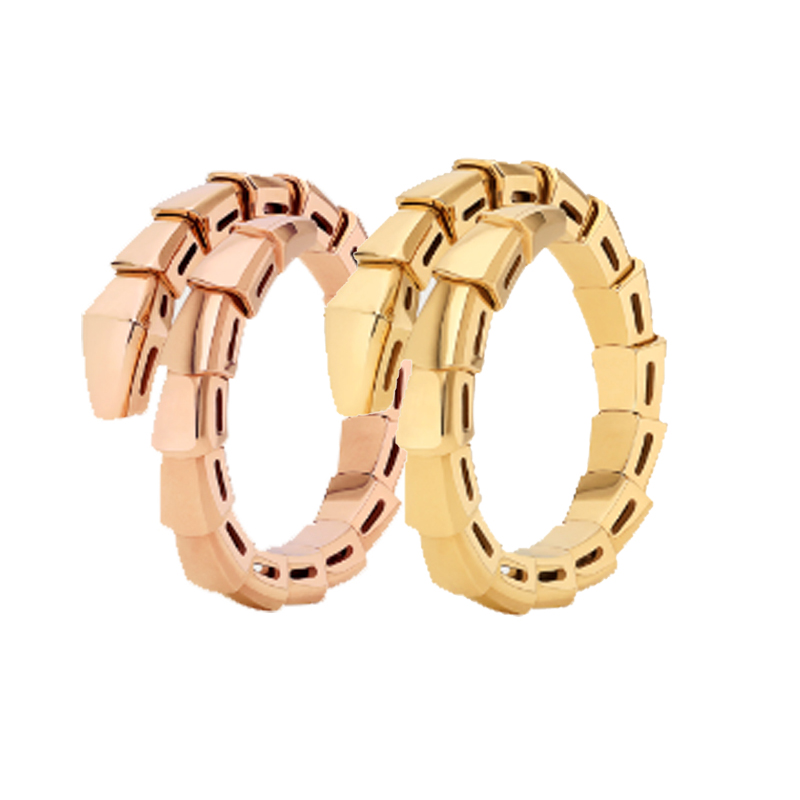 

Fashion Brand Bulgarian Jewelry Men039sFemale Snake Ring Silver Couple Rings Jewelry4755590