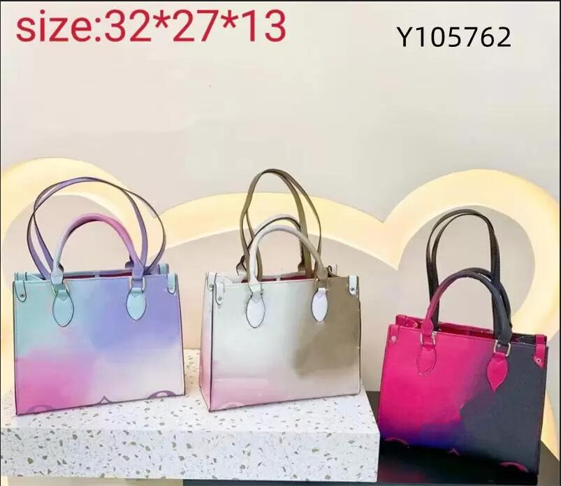 

HH Sunrise Pastel Onthego PM 25CM Totes Bag M59856 Colorful Womens Designer Handbag On The Go 2022 SPRING IN THE CITY COLLECTION Pink Coated Canvas Cross Body Wallet, #12