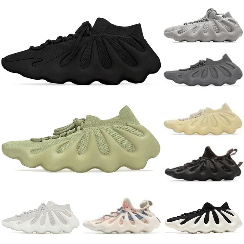 

Top Quality Mens Womens 450 dark slate Casual Outdoor Running Shoes Slippers cloud white resin black white grey Runner yeezys Sneakers yeezies shoe size36-45, 01