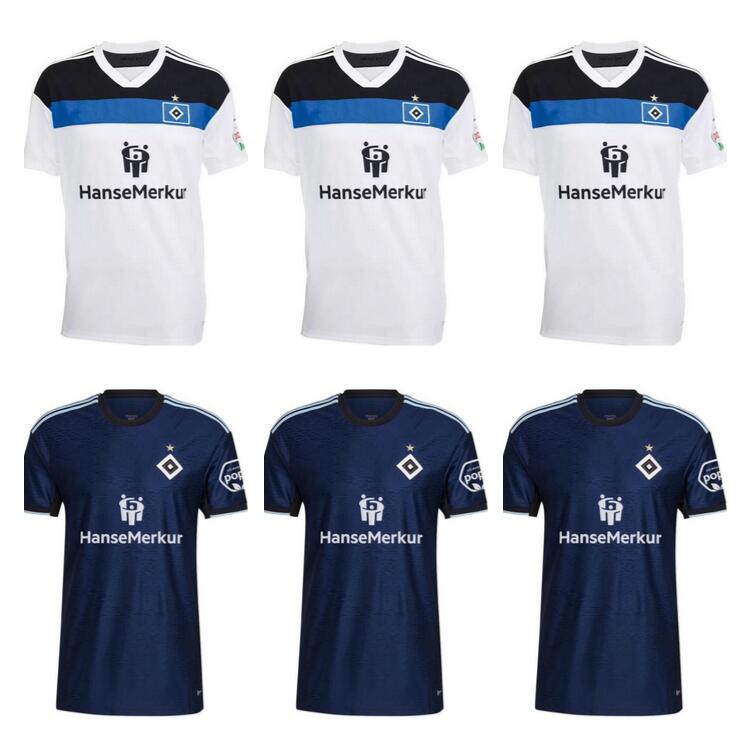 

22 23 Hamburger SV Soccer Jerseys Home White VAGNOMAN ONANA LEIBOLD REIS KITTEL GLATZEL DUDZIAK 2022 2023 HSV men kids kit football shirts Uniforms