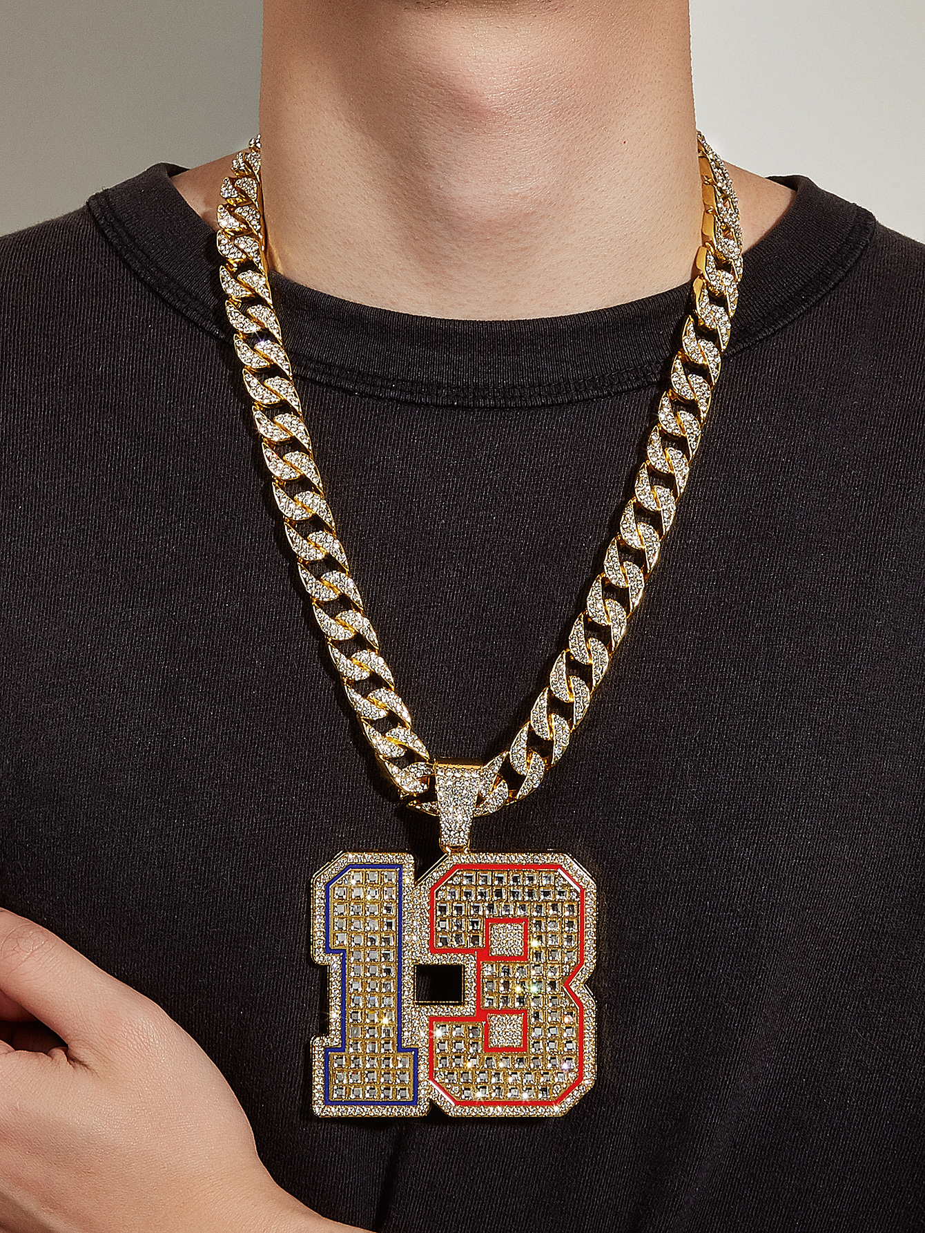 

D Family Luxury Brand Designer Letters Bangle Pendant Necklaces Men Women Metal Jewelry Personality Creative Fashion Hip Hop Accessories 13 number