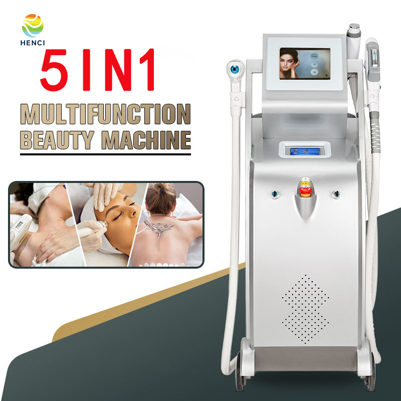 

2022 Ipl Elight Hair Removal Machine Nd Yag Laser Pigmenation Removal Rf Skin Rejuvenation Facial Beauty Equipment 3 Handles