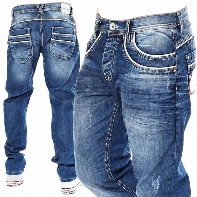 men's Jeans Straight Men High Waist Jean Spring Summer Boyfriend Streetwear Loose Cacual Designer Long Denim Pants Trousers o7hl#-image-791311732