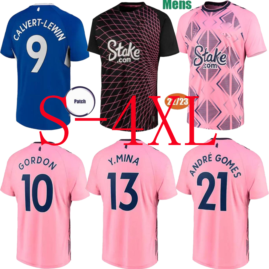 

3XL 4XL 2022 2023 Pickford Keane Soccer Jerseys ONANA TARKOWSKI McNEIL COADY VINAGRE COLEMAN GORDON ALLI ALLAN Y.MINA Calvert-Lewin 22 23 men football shirt, White