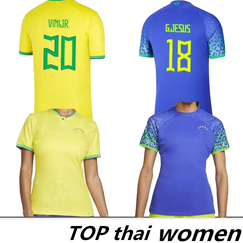 

women 2022 World Cup soccer jersey PAQUETA COUTINHO bRAZILS football shirt goalkeeper FIRMINO brasil maillots MARQUINHOS VINI JR ANTONY SILVA DANI ALVES