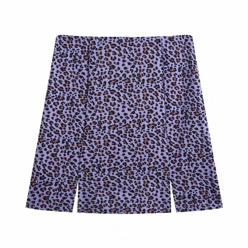 skirts Skirt Female Party Club Bar Fit Sexy Leopard Purple Crop Women's Streetwear Retro Y2K Hem Split Slim Egirl Ins Clothing D8ue#-image-791252954