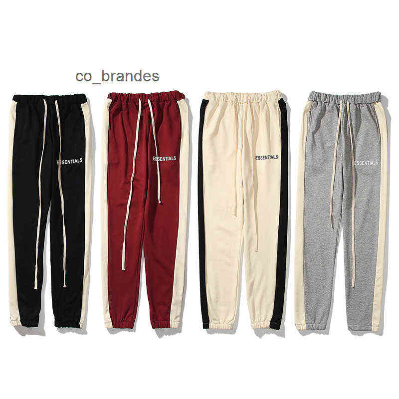 Fashion Essentials Designer Pants Feel of God Fog Double Track Sports Stitching Men's and Women's