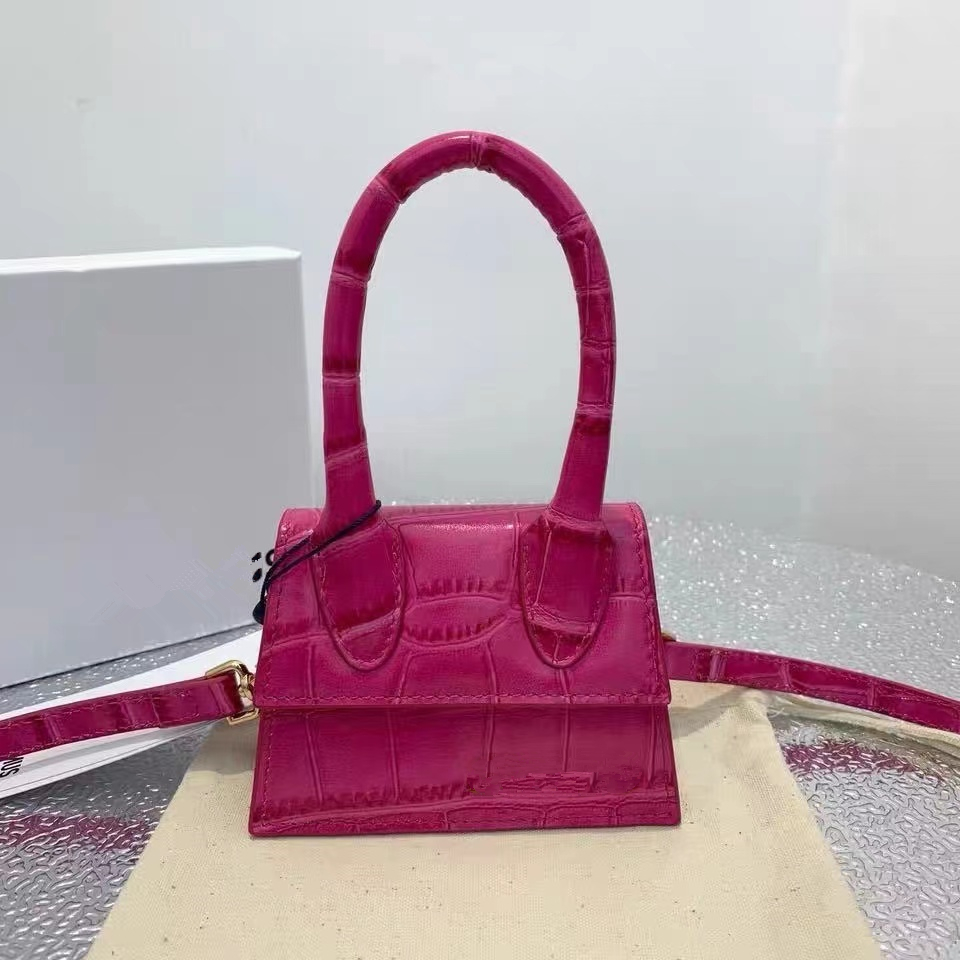 Sacs de soirée Cross Body Designer Jacquems le Chiquito Noeud Sac de créateur de sablier mini grand embrayage moyen enveloppe en cuir