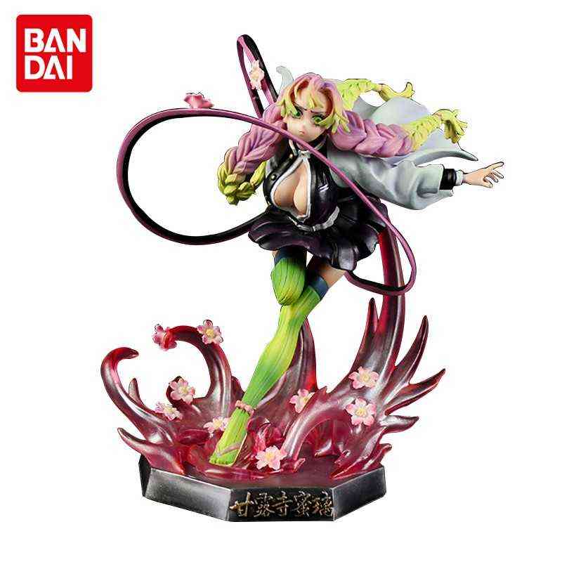 

22cm Anime Demon Slayer Figure Kanroji Mitsuri Action Figure GK Kimetsu No Yaiba Anime Figurines Models Kids Toys Dolls Gifts T220819, 22cm no box