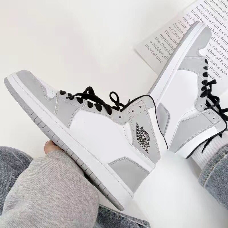 

2022 Basketball shoes University Blue 1 high OG 1S Grey Fog Black White Shadow College Dark Forbidden UNC Gray Chicago Men's and Women's Spots Shoe 36-44 r33, Color 5