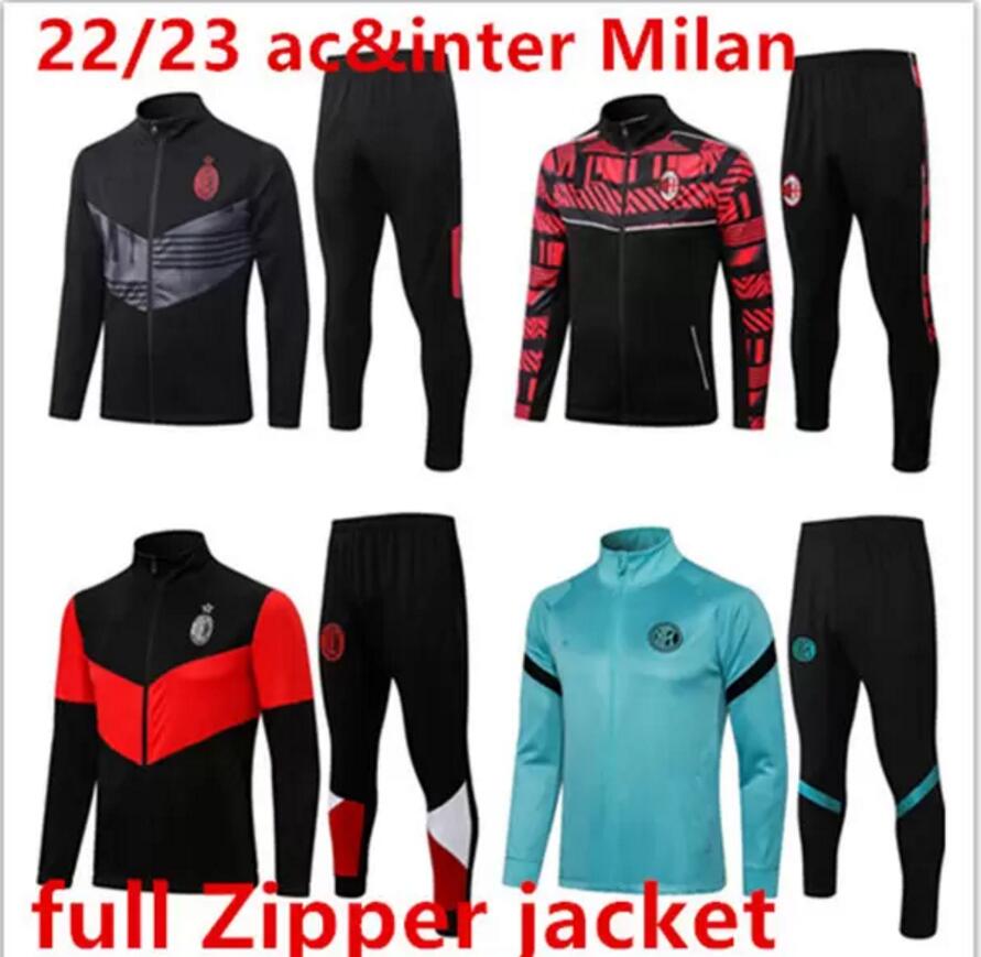 

2022 2023 INter football tracksuit jackets kit ac 22 23 Milanes Survetement soccer training suit jacket, Lavender