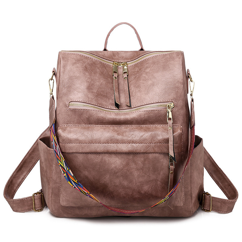 

Luxury Designer Women Travel Backpacks High Quality Soft PU / Fabric Shopping Backpack Pretty Style Girls Lovely Daypack Backpack Boston Bag, Black