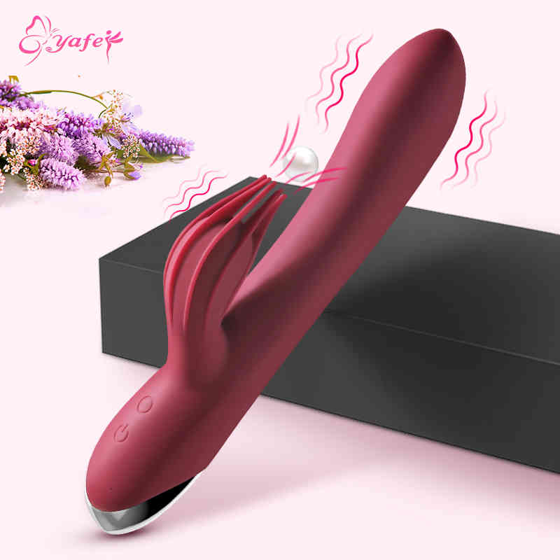 Massager Penis Cock 10 Speeds g Spot Powerful Dildo Rabbit Vibrator for Women Clitoris Stimulation Massage Adult Sex Toys Usb Rechargeable-image-791335558