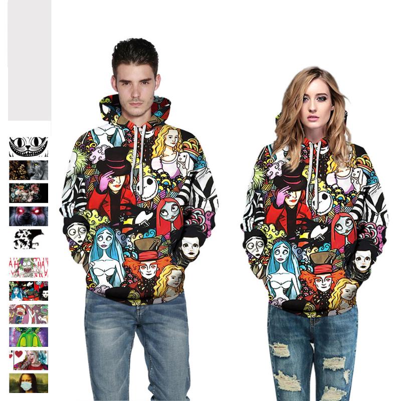 

Men' Hoodies & Sweatshirts Unisex Cheshire Cat Printed Hooded Hoodie Galaxy Long Sleevess Winter Men Clothing Coat TopsMen, Style 332
