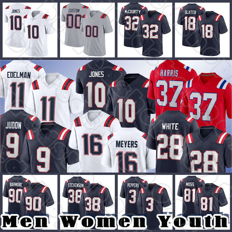 

10 Mac Jones Jersey 9 Matthew Judon 11 Julian Edelman Football Damien Harris Devin McCourty Matthew Slater Kendrick Bourne Malcolm Butler Jakobi Meyers Cole Strange, Women {s-xxl} aiguozhe