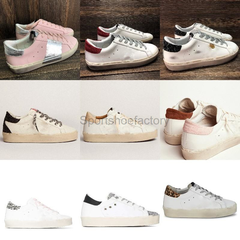 

2022 Designer Shoes sandal Golden Sneakers Hi star Deluxe Brand Women Casual Shoes Sequin Pink Classic White Dirty Golden Gooses Sandals, Star 27