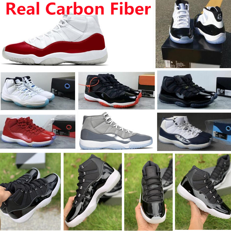 

Real Carbon Fiber Cherry Cool Grey 11 Mens Basketball Shoes Jubilee 25th Anniversary With OG Box Space Jam Bred 11s Gym Red Concords 72-10 Prom Night High UNC Sneakers, Army green