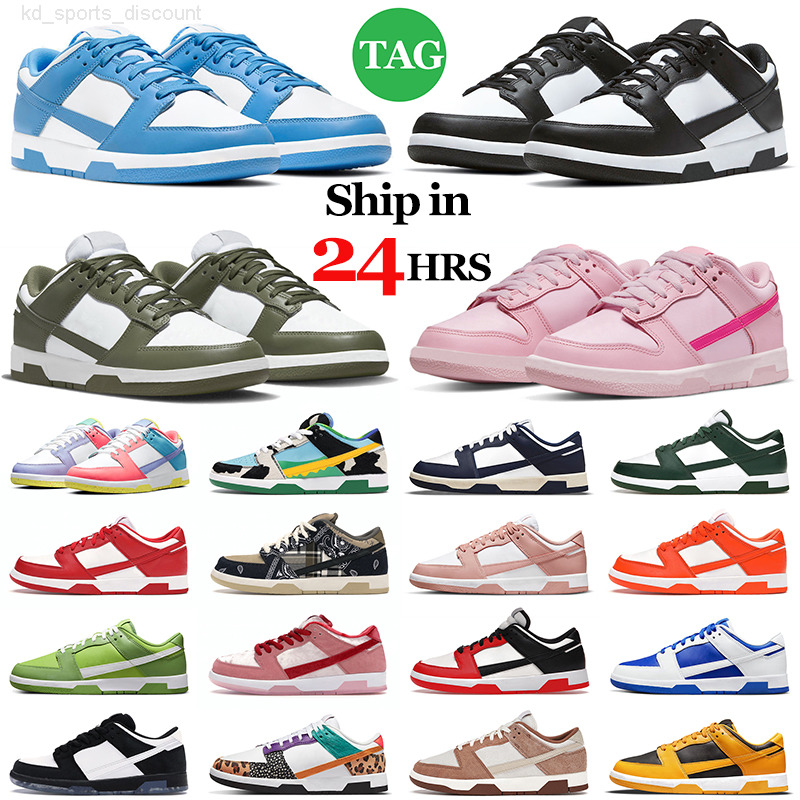 

Panda Casual Shoes Designer men women sneakers GAI White Black UNC Grey Fog Triple Pink Medium Olive mens trainers sports shoe