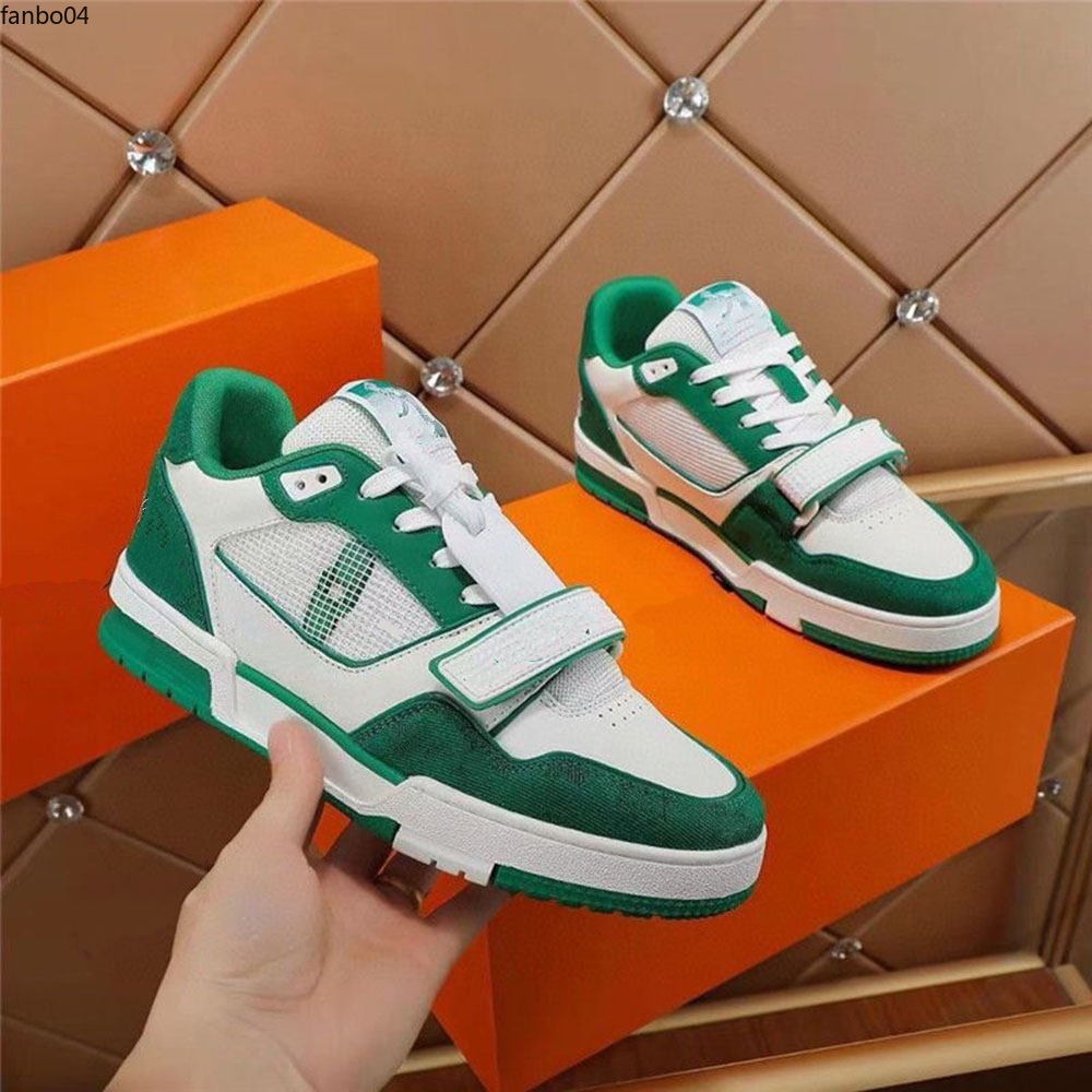 

High quality luxury designer shoes Spring and summer men's sports yellow embossing calfskin production size38-45 mkjl000005