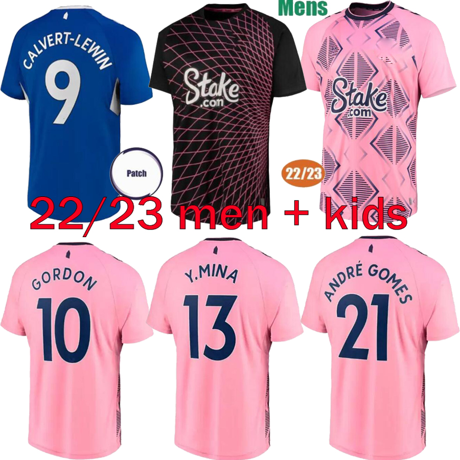 

2022 2023 adult HOME SHIRT Soccer Jerseys Calvert Lewin RICHARLISON KEANE Demarai Gray Doucoure TOWNSEND SIGURDSSON men kids PICKFORD 22 23 Toffees, Purple