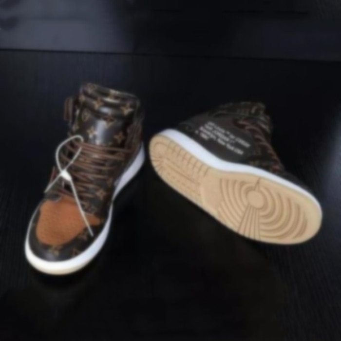 

Designers lvs shoes X Jumpman 1 High OG Women Men's Luxury Chicago UNC sneakers Basketball shoes GG'SS LOUIS'SS VUTTON'SS LV'SS, 01