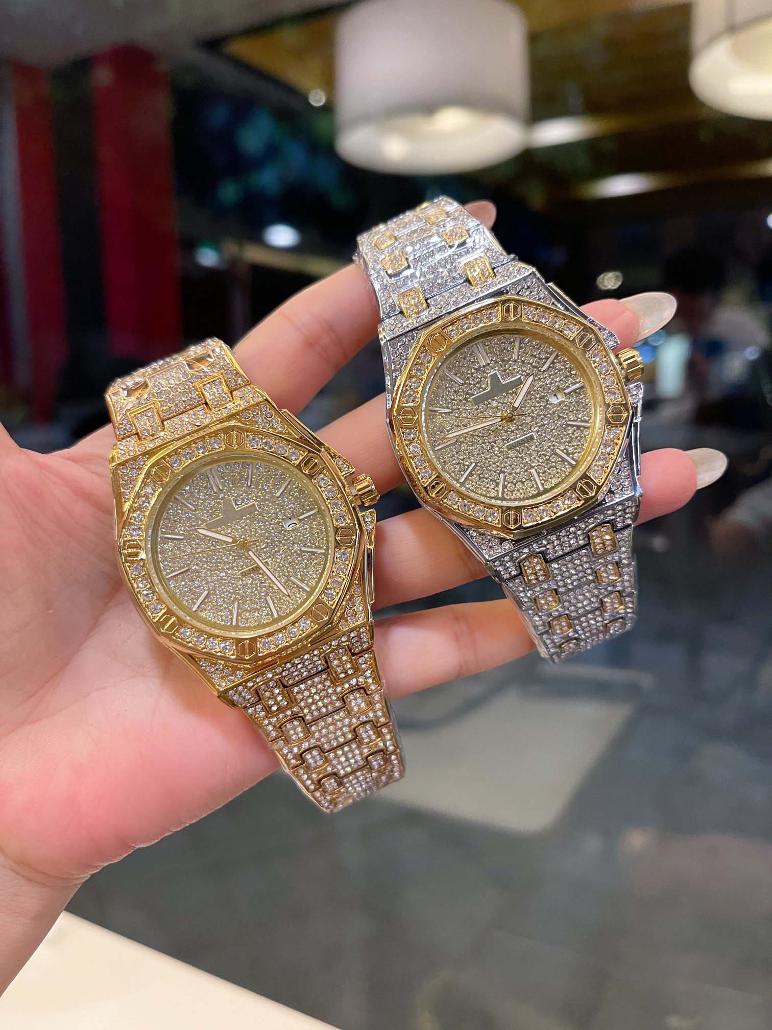 

moissanite watch for men luxury designer watches montre de luxe zf factory