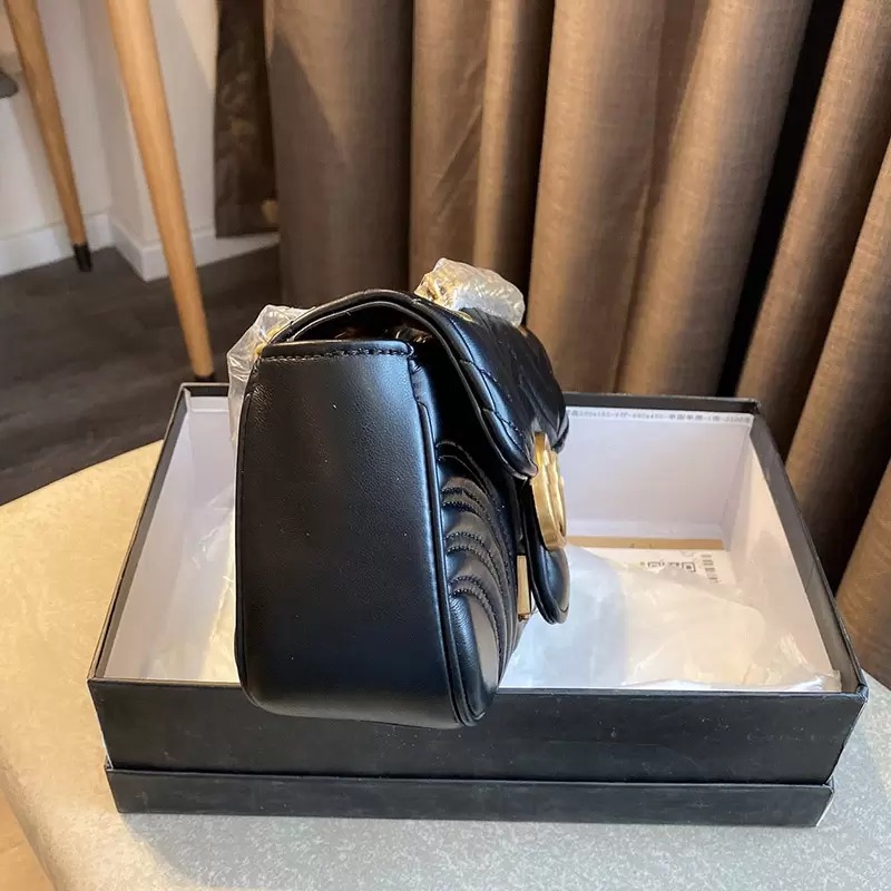 

Fashion Women Luxury Designer Bags Marmont Ladies Wallet Embroidery Saddle Crossbody Houlder Messenger Lady Sacoche Handbag Backpack Evening Bag With Box, Empty box only