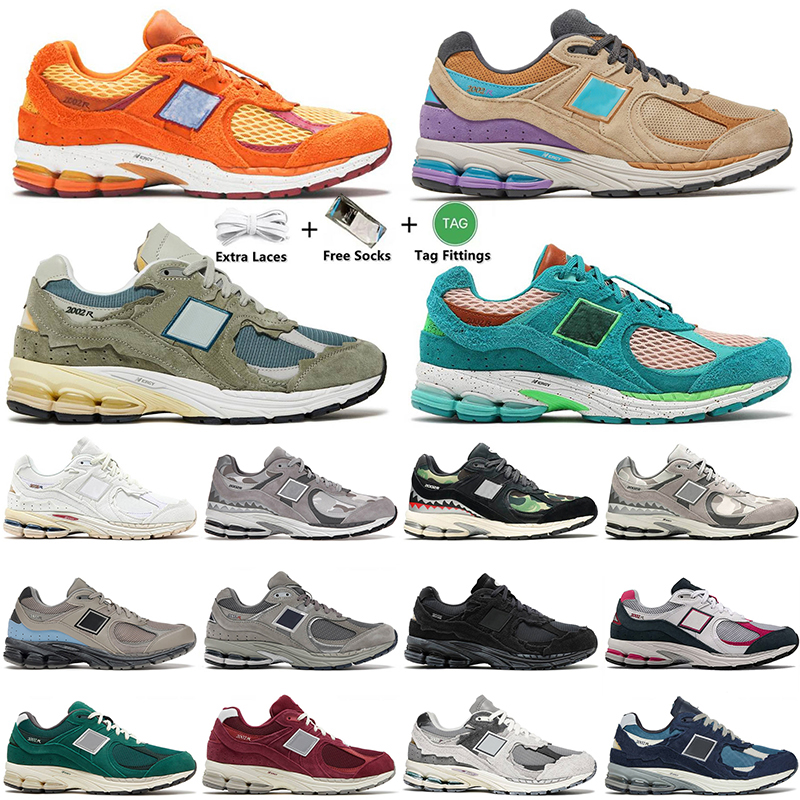 

With Socks 2022 Designer 2002R Casual Shoes for Mens Women Protection Pack Phantom White Black Light Blue Incense BB2002R Sneakers Trainers Tennis Size 45, C3 incense 36-45