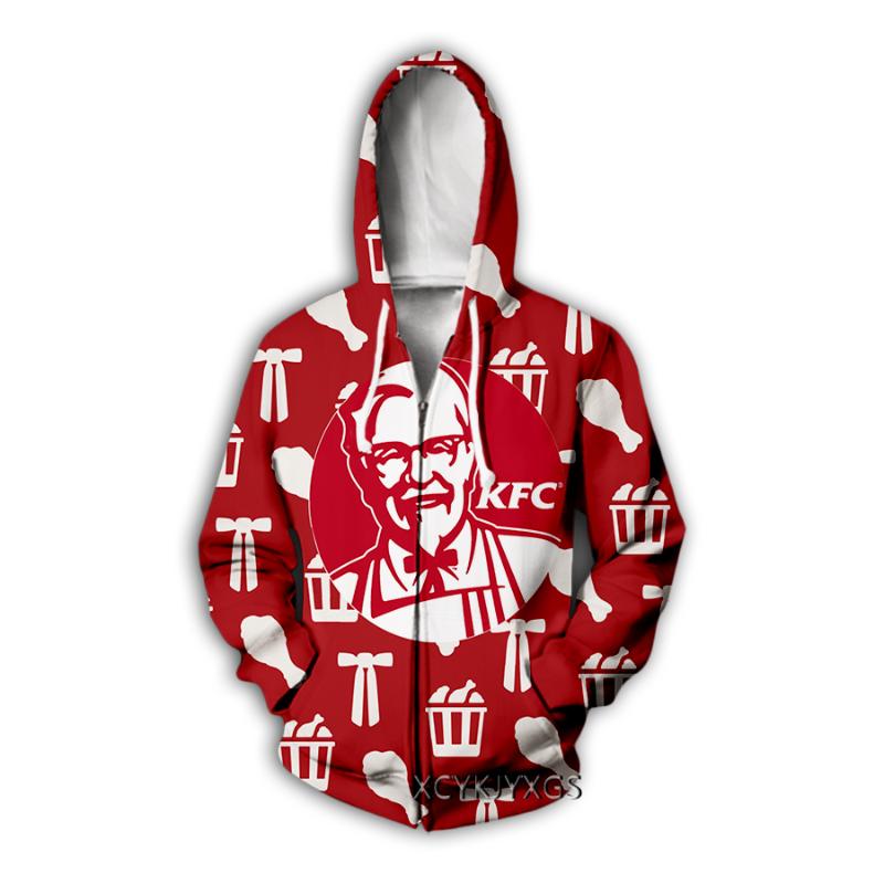 

Men's Hoodies & Sweatshirts Phechion Men/Women's KFC 3D Print Casual Zipper Coat Hip Hop Tops Sports Zip Hoodeds B20Men's, 11