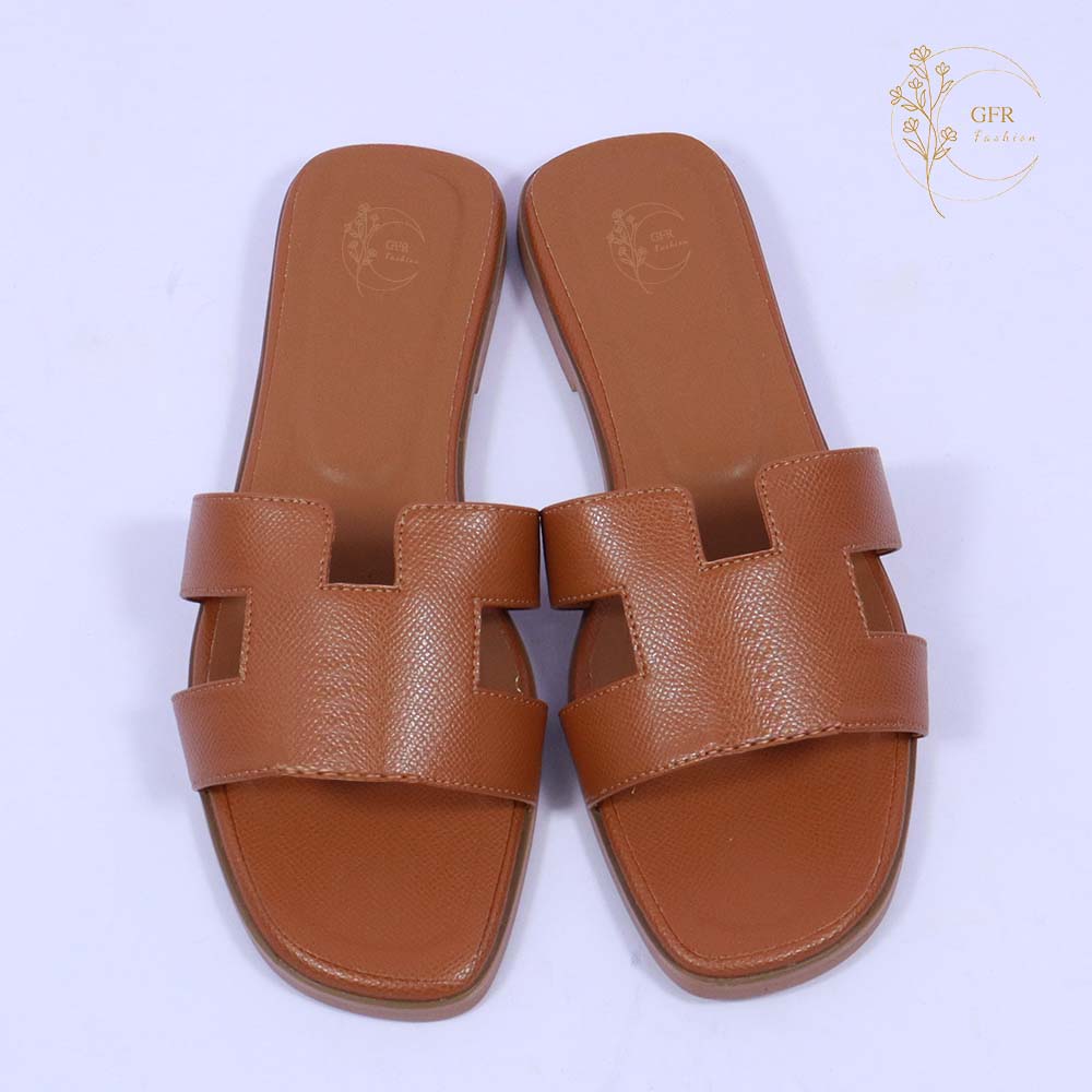 

621s Sandals Luxury designer Net red H sandal slippers slides female summer flat fashion outside leather H sandals of t, #13