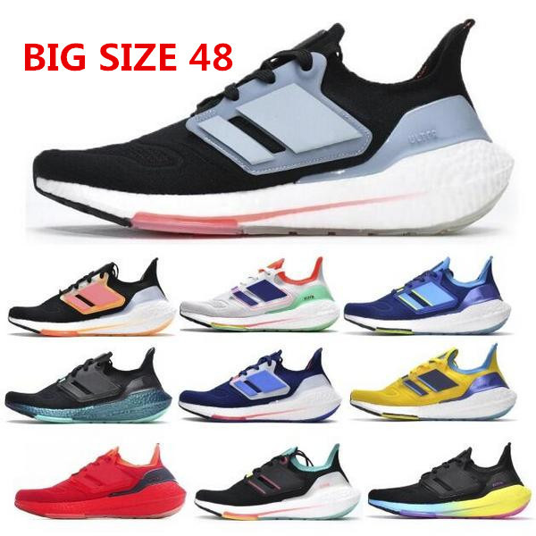 

Ultraboosts 22 UB 8.0 2022 Running Shoes For Men Women Sneakers Triple Black Legacy Indigo Vivid Red Turbo Flash Orange Sports Trainers BIG SIZE 48, Grey