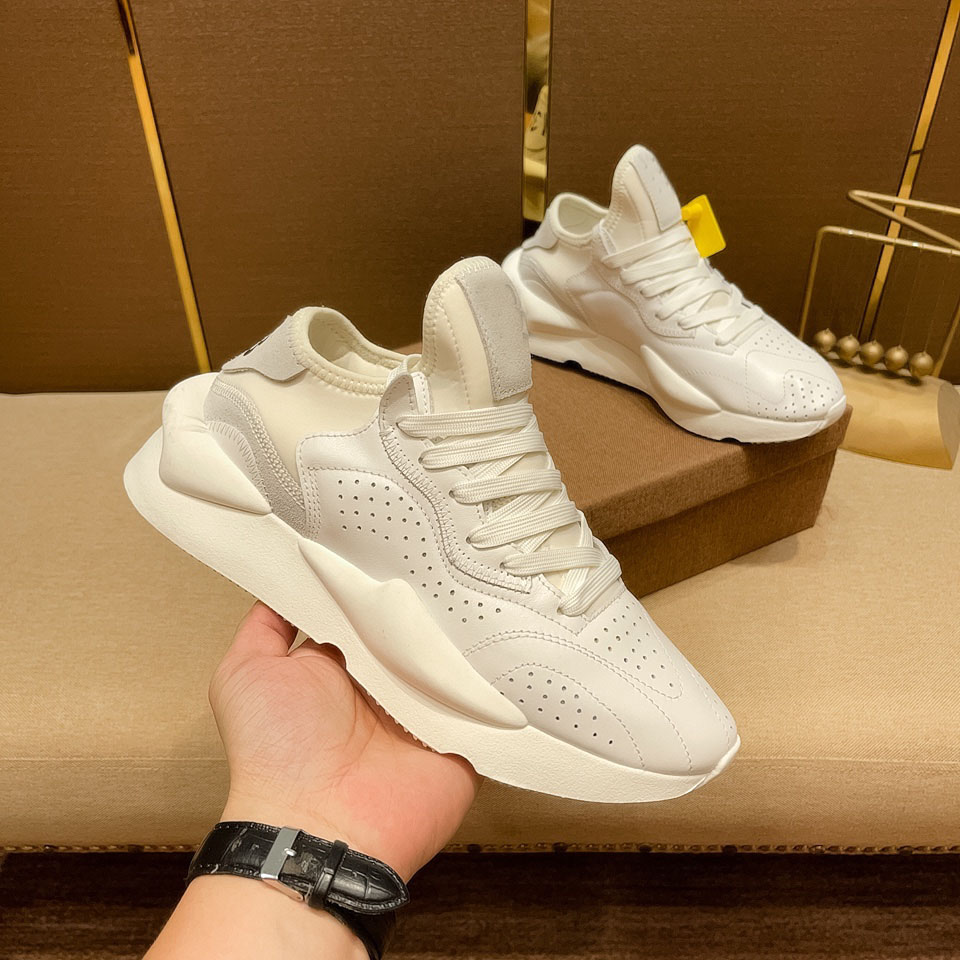 

top quality Casual Shoes shoses Kaiwa Chunky Luxury Mens Designer Sneakers Genuine leather Calfskin Trainers Unisex Low Top Fashion rubber, Colour 2