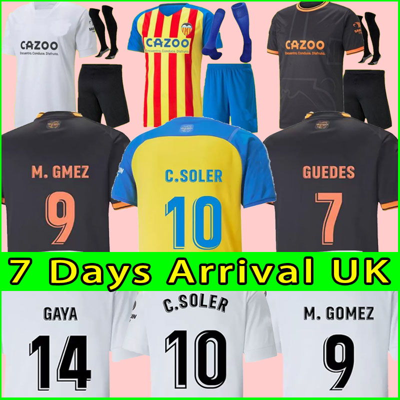 

22 23 valencia soccer jerseys GUEDES GAMEIRO camisetas de futbol RODRIGO Gaya M.Gomez men kids kit football shirts 2022 2023 Rivero C.SOLER Cheryshev home AWAY third