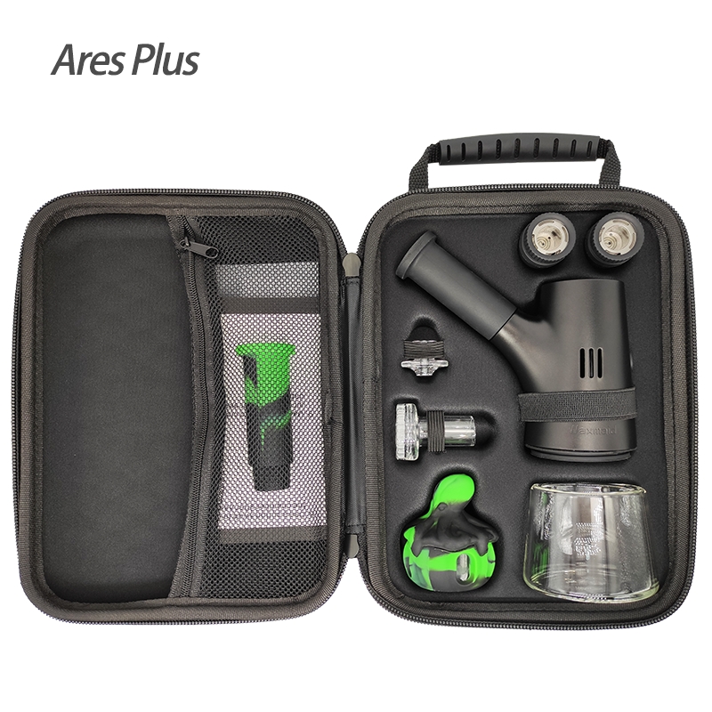 

Waxmaid Ares Plus vaporizer electric dab rigs hookah for wax oil concentrate 3000mAH battery instant heating up UPS ship from CA warehouse
