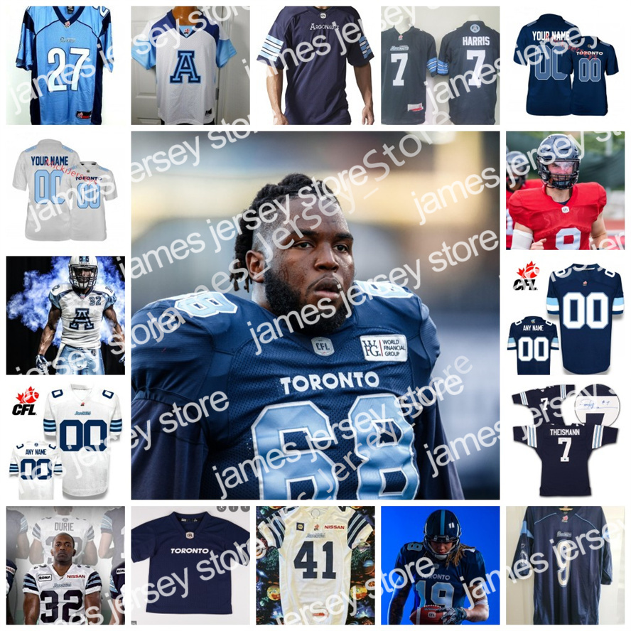 

2022 7 Trevor Harris Jerseys 15 Ricky Ray Jersey Custom CFL Toronto Argonauts Jersey 4 McLeod Bethel-Thompson 13 Cole McDonald 6 Chad Kelly 16