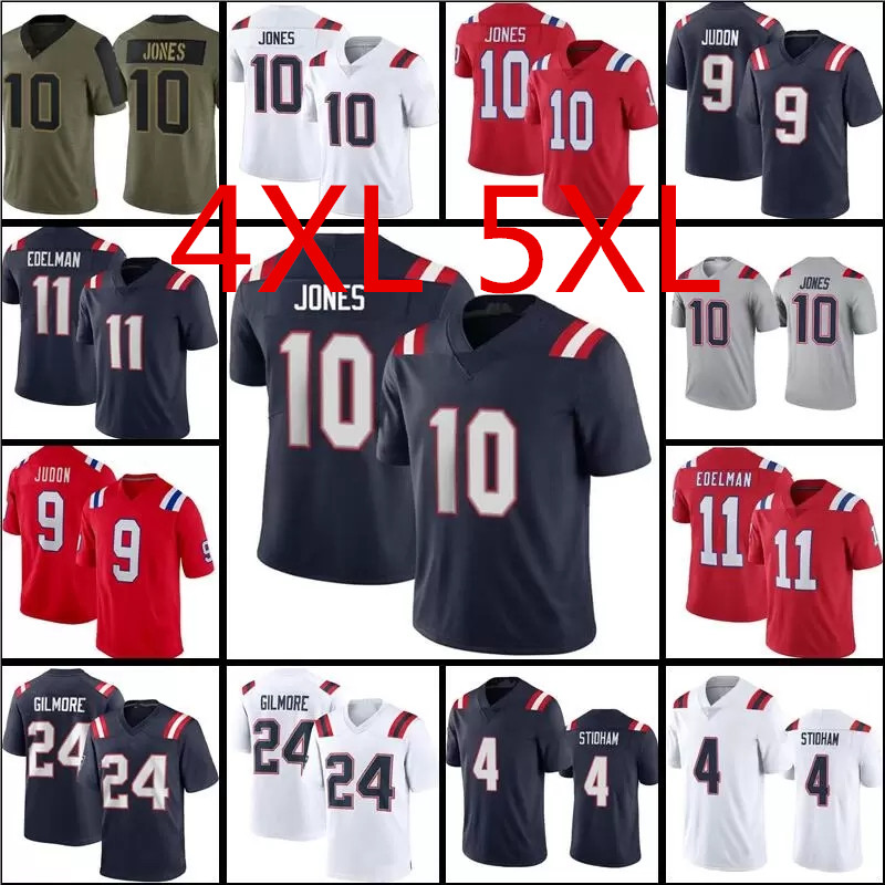 

4 Bailey Zappe Matthew Judon Custom Football Jersey Rhamondre Stevenson DeVante Parker Cole Strange Mac Jack Jones Jakobi Meyers Tyquan Thornton Damien 4XL 5XL, 2022