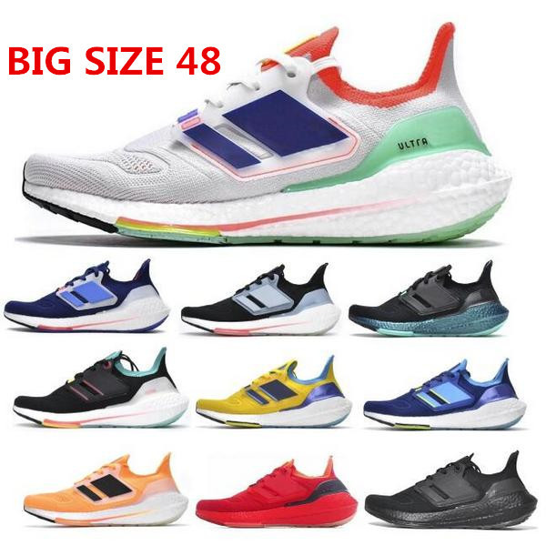 

Ultraboosts 22 UB 8.0 2022 Running Shoes For Men Women BIG SIZE 48Sneakers Triple White Legacy Indigo Vivid Red Turbo Mint Rust Authentic, Box