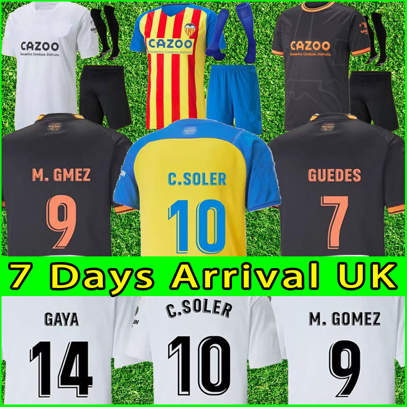

22 23 valencia soccer jerseys GUEDES GAMEIRO camisetas de futbol RODRIGO Gaya M.Gomez men kids kit football shirts 2022 2023 Rivero C.SOLER Cheryshev home AWAY TOPS