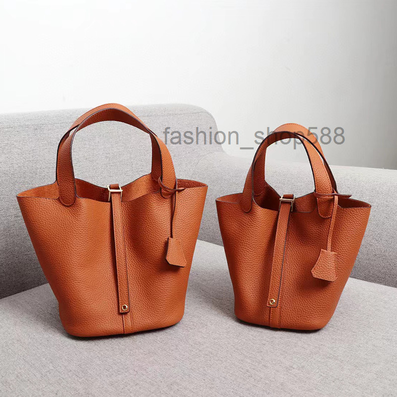 

7A Quality Shoulder Bags Handbag mini food basket Crossbody Bag Purse Wallets deerskin pattern Casual Totes Shopping Backpack Lady Women, [gold]blue