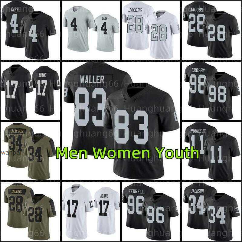 

17 Davante Adams Football Jersey Chandler Jones Josh Jacobs Darren Waller Derek Carr Maxx Crosby Henry Ruggs III Hunter Renf''nfl''Jerseys, Men jersey